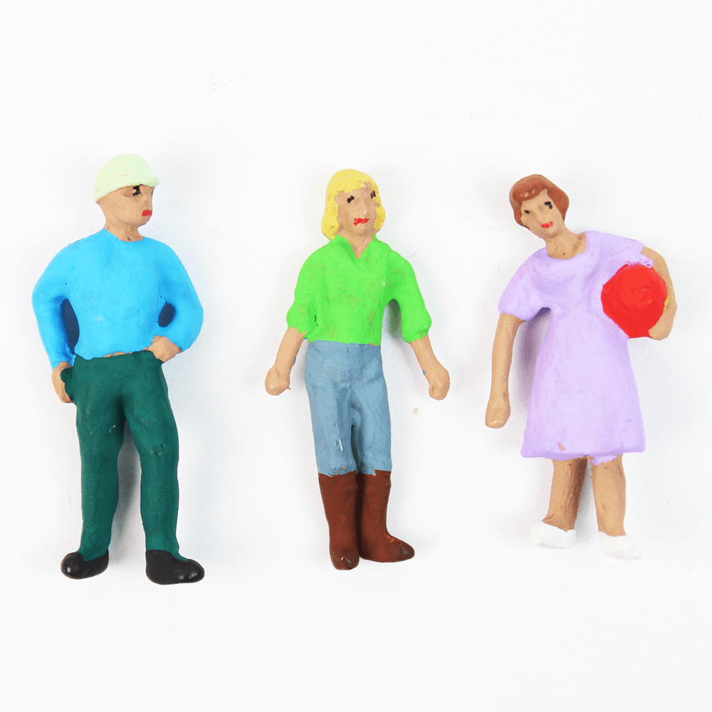 Figuras Para Maquetes 1/50 700 Minitec 03 Peças